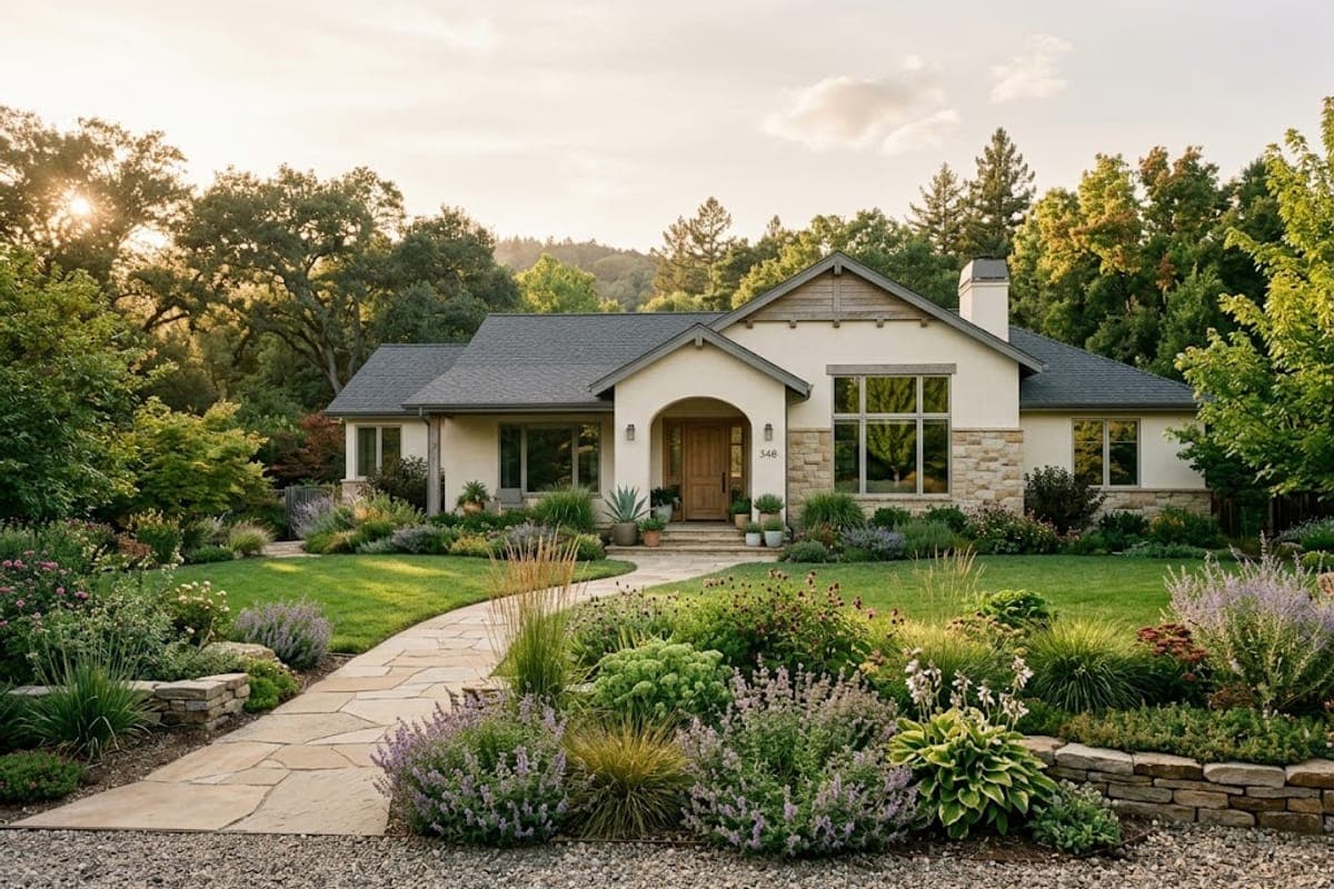 Front yard landscaping