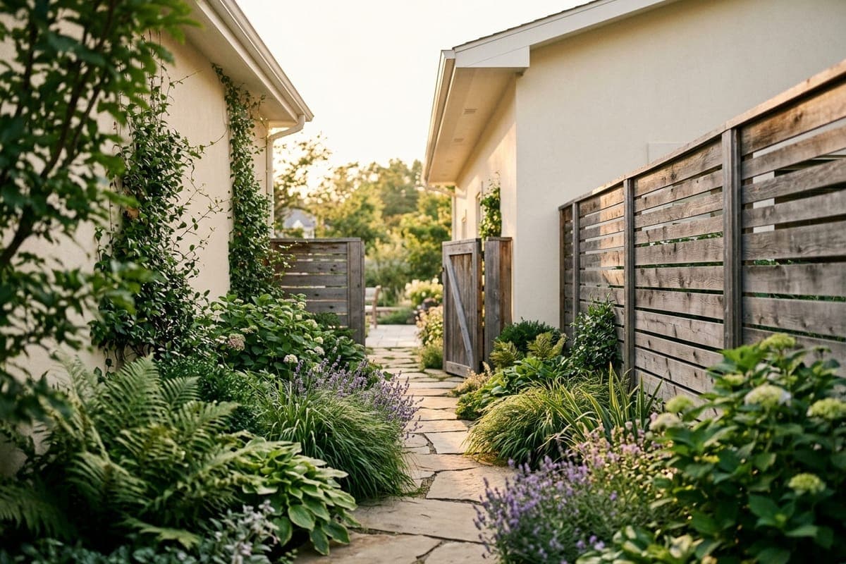 Side yard & narrow spaces