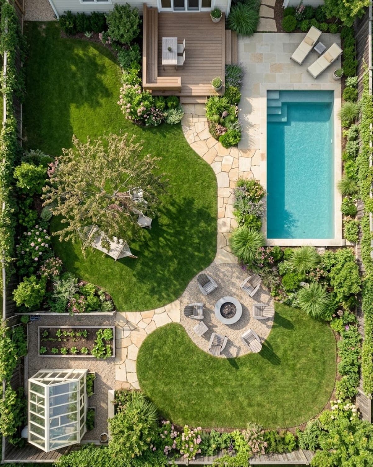 Backyard pool ideas for the lot under 1/4 acre